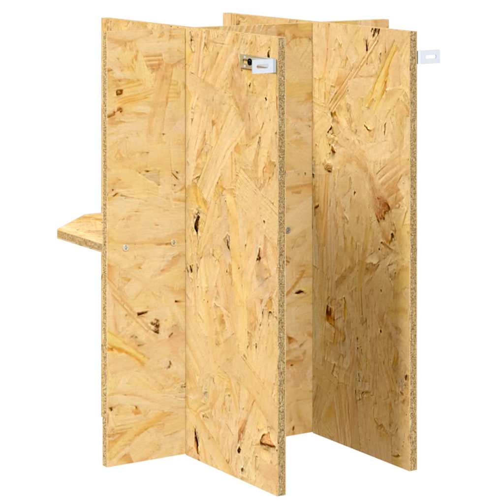 Terrarium Base with Shelf Brown 40 x 40 x 50 cm OSB