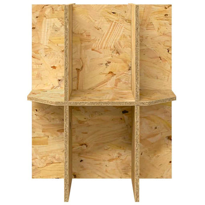 Terrarium Base with Shelf Brown 40 x 40 x 50 cm OSB