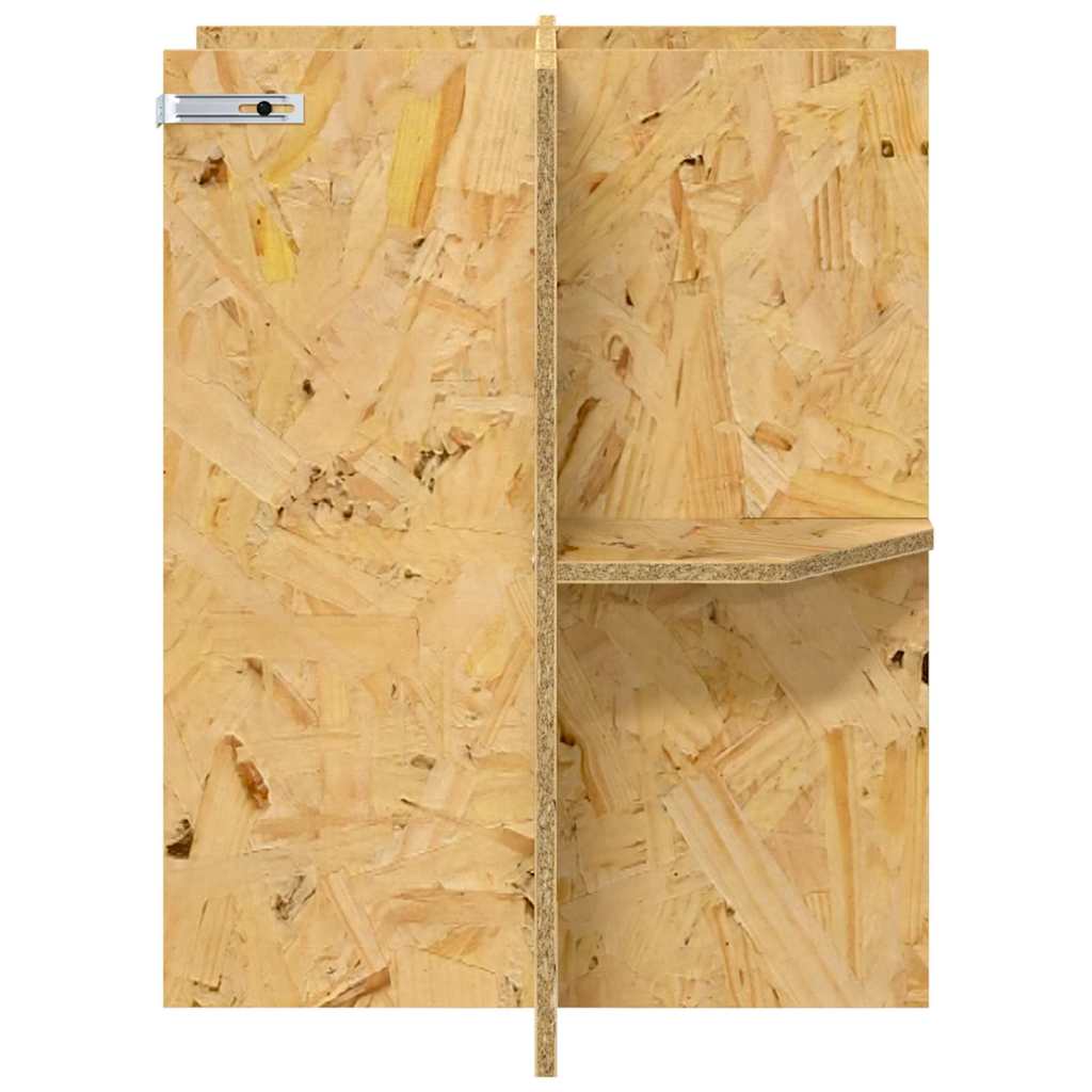 Terrarium Base with Shelf Brown 40 x 40 x 50 cm OSB