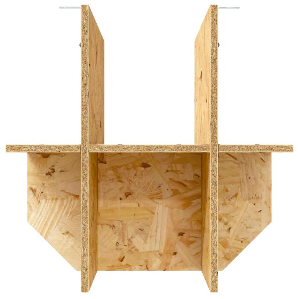 Terrarium Base with Shelf Brown 40 x 40 x 50 cm OSB