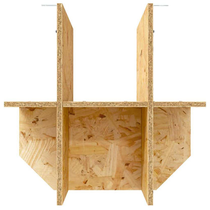 Terrarium Base with Shelf Brown 40 x 40 x 50 cm OSB