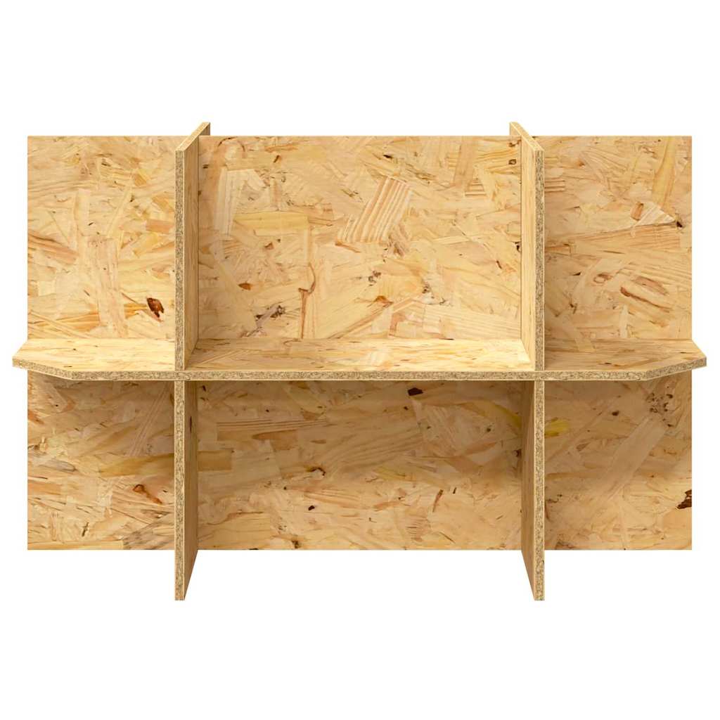 Terrarium Base with Shelf Brown 80 x 40 x 50 cm OSB