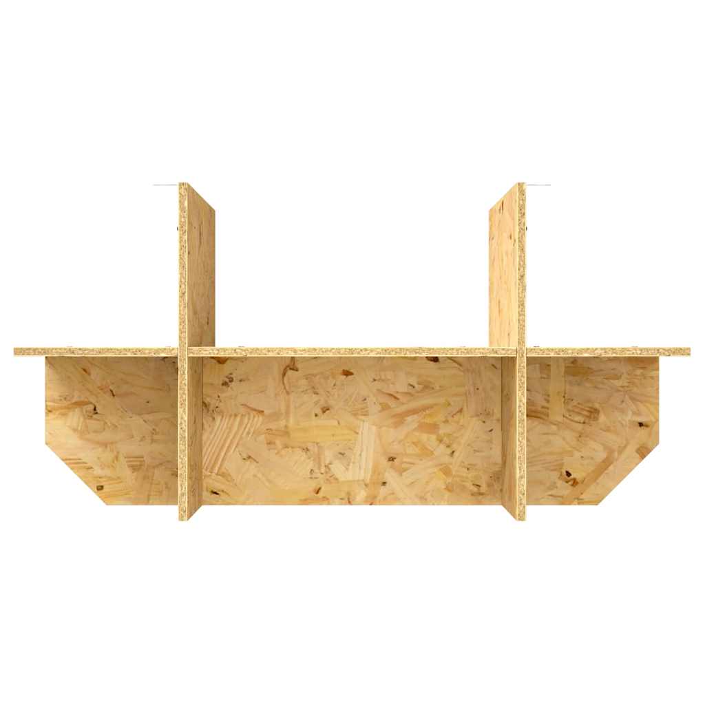 Terrarium Base with Shelf Brown 80 x 40 x 50 cm OSB