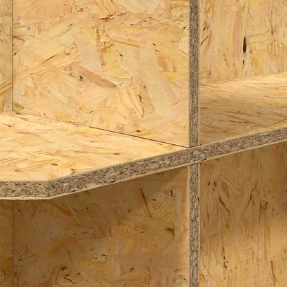 Terrarium Base with Shelf Brown 100 x 40 x 50 cm OSB