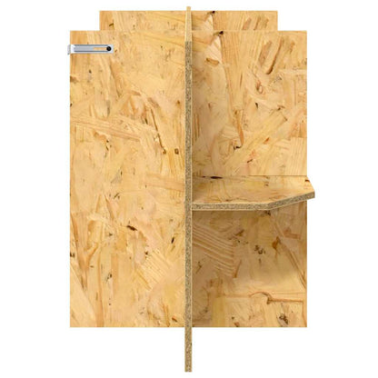 Terrarium Base with Shelf Brown 100 x 40 x 50 cm OSB