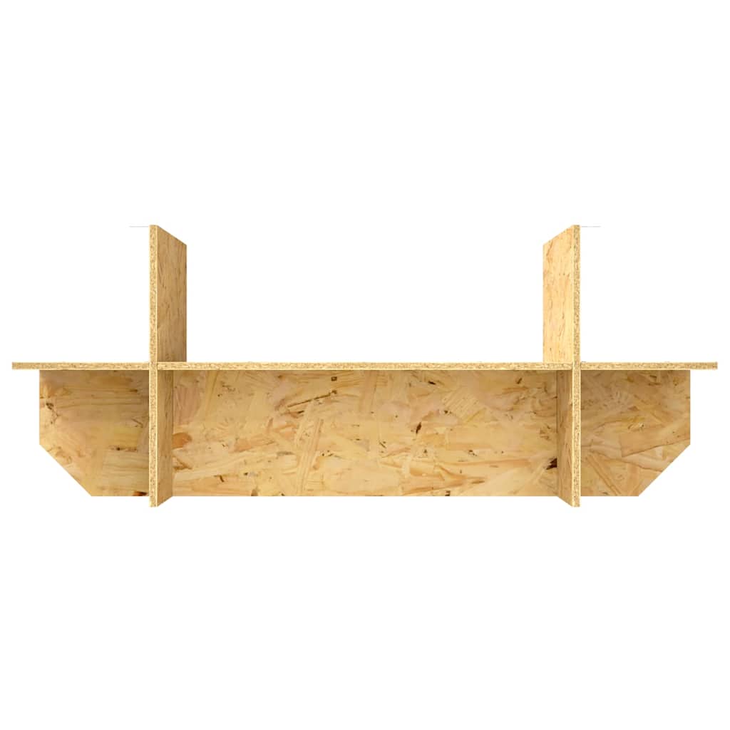 Terrarium Base with Shelf Brown 100 x 40 x 50 cm OSB