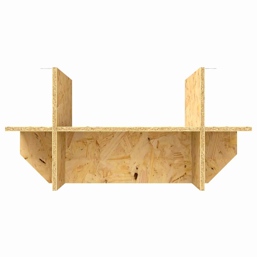 Terrarium Base with Shelf Brown 60 x 30 x 50 cm OSB