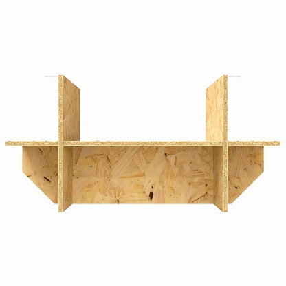 Terrarium Base with Shelf Brown 60 x 30 x 50 cm OSB