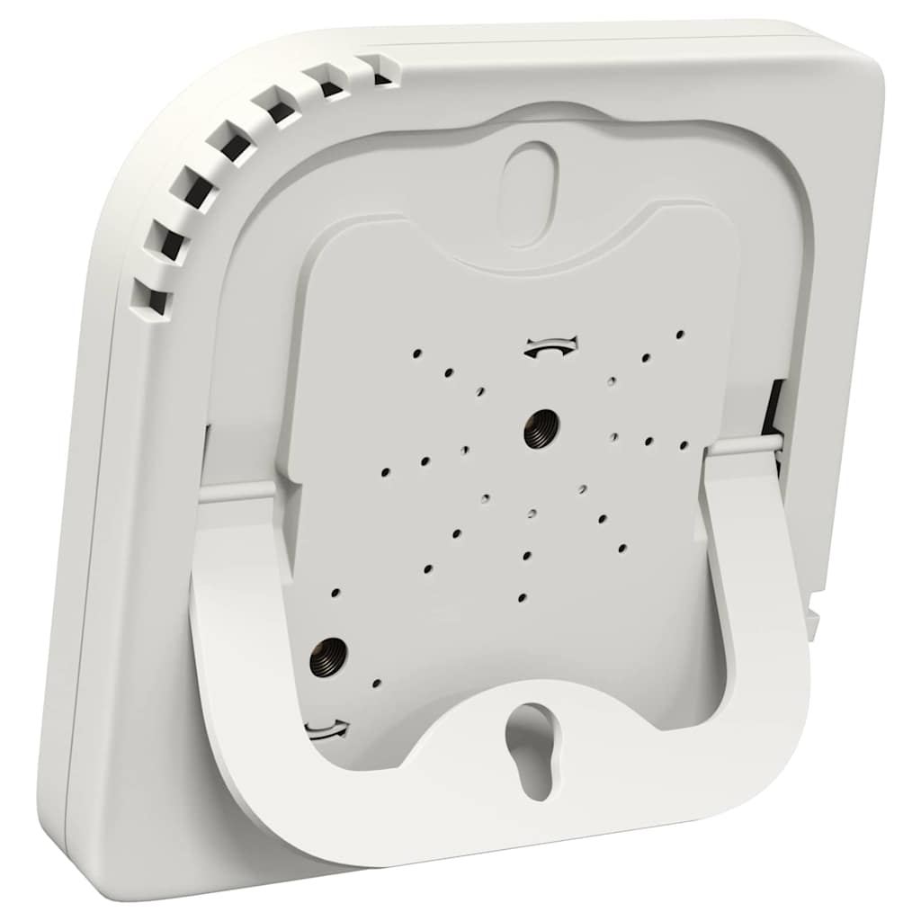 Thermo Hygrometer White 7.5 x 7.5 x 1.2 cm ABS