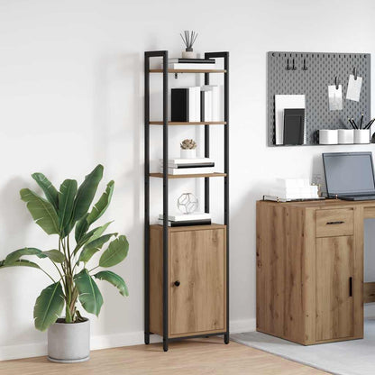Book Cabinet 6-Tier 40 x 24 x 161 cm Engineered Wood