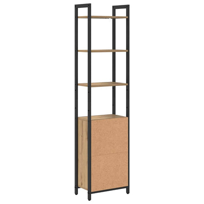 Book Cabinet 6-Tier 40 x 24 x 161 cm Engineered Wood