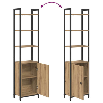 Book Cabinet 6-Tier 40 x 24 x 161 cm Engineered Wood