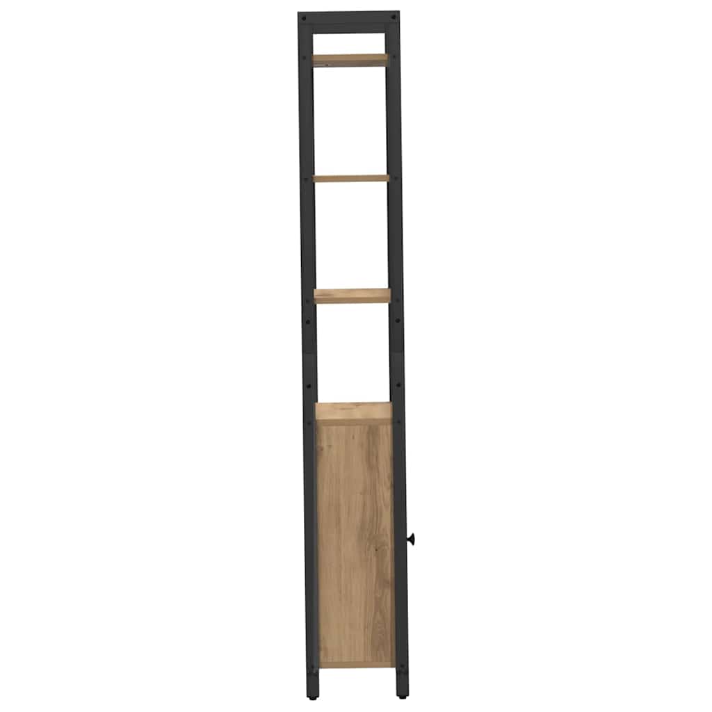 Book Cabinet 6-Tier 40 x 24 x 161 cm Engineered Wood