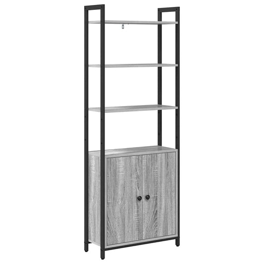 Book Cabinet 6-Tier 60 x 24 x 161 cm Engineered Wood