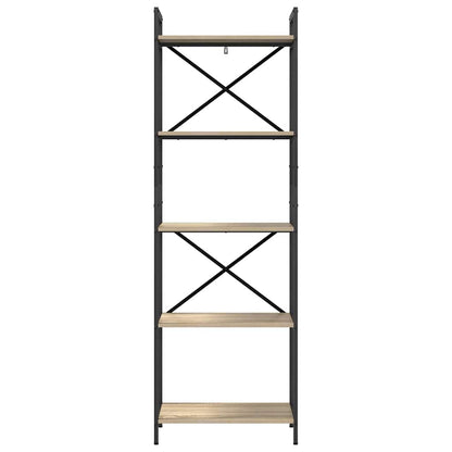 Bookshelf Sonoma Oak 56 x 34 x 171 cm Engineered Wood