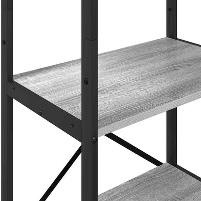 Bookshelf Grey Sonoma 56 x 34 x 171 cm Engineered Wood