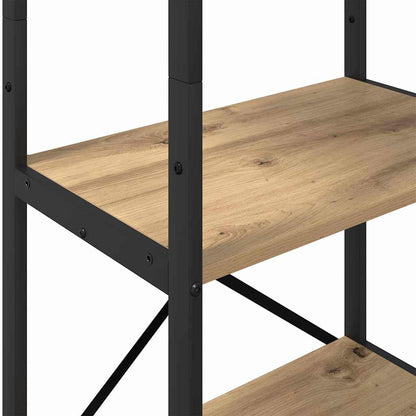 Bookshelf 5-Tier 56 x 34 x 171 cm Engineered Wood Artisan Oak