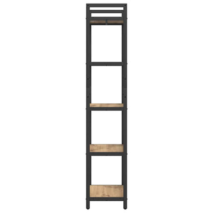 Bookshelf 5-Tier 56 x 34 x 171 cm Engineered Wood Artisan Oak