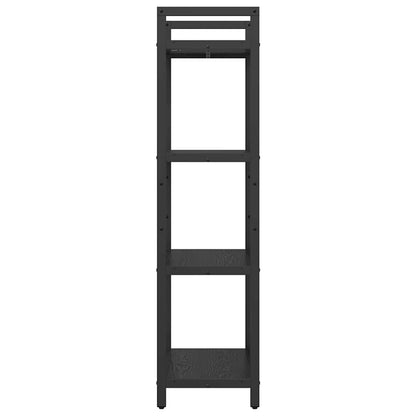 Bookshelf Black Oak 56 x 34 x 133.5 cm Engineered Wood