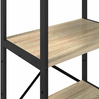 Bookshelf Sonoma Oak 56 x 34 x 133.5 cm Engineered Wood