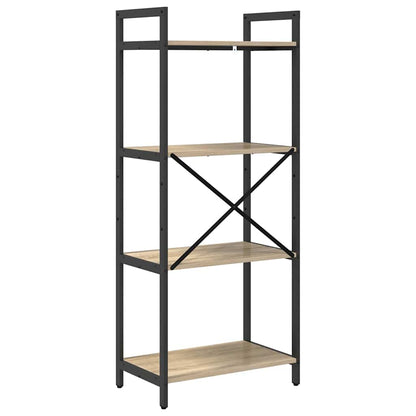 Bookshelf Sonoma Oak 56 x 34 x 133.5 cm Engineered Wood