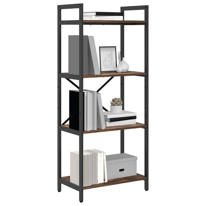 Bookshelf Smoked Oak 56 x 34 x 133.5 cm Engineered Wood