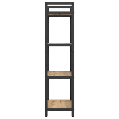 Bookshelf 4-Tier 56 x 34 x 133.5 cm Engineered Wood Artisan Oak