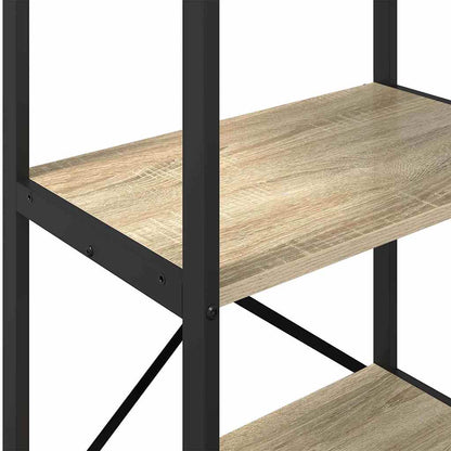 Bookshelf Sonoma Oak 56 x 34 x 96 cm Engineered Wood