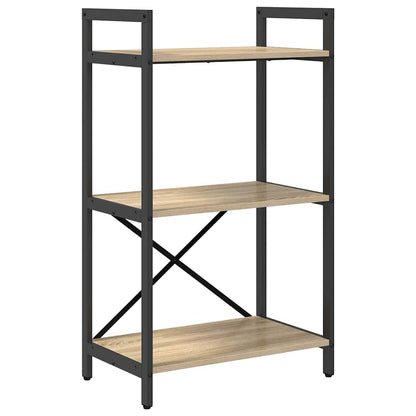 Bookshelf Sonoma Oak 56 x 34 x 96 cm Engineered Wood