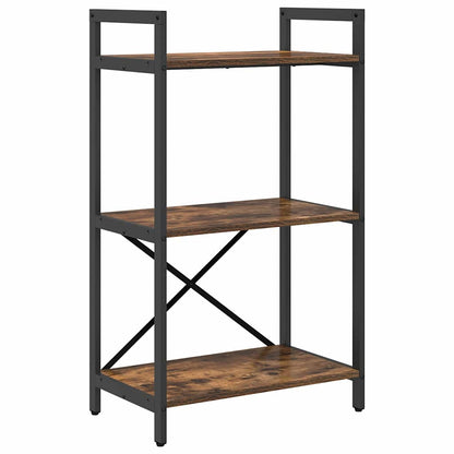 Bookshelf Smoked Oak 56 x 34 x 96 cm Engineered Wood