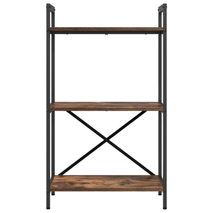 Bookshelf Smoked Oak 56 x 34 x 96 cm Engineered Wood