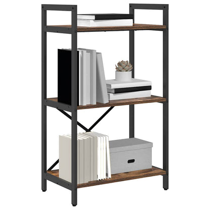 Bookshelf Smoked Oak 56 x 34 x 96 cm Engineered Wood