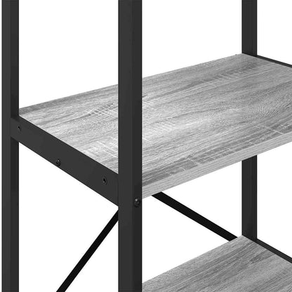 Bookshelf Grey Sonoma 56 x 34 x 96 cm Engineered Wood