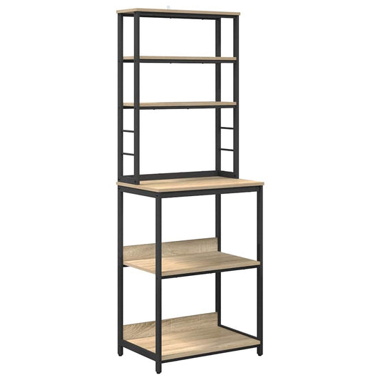 Kitchen Shelf 5-Tier 60 x 40 x 168 cm Engineered Wood