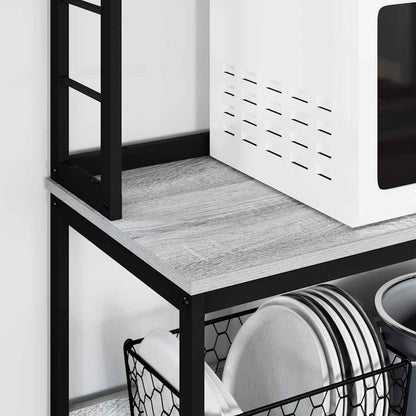 Kitchen Shelf Grey Sonoma 60 x 40 x 168 cm Engineered Wood
