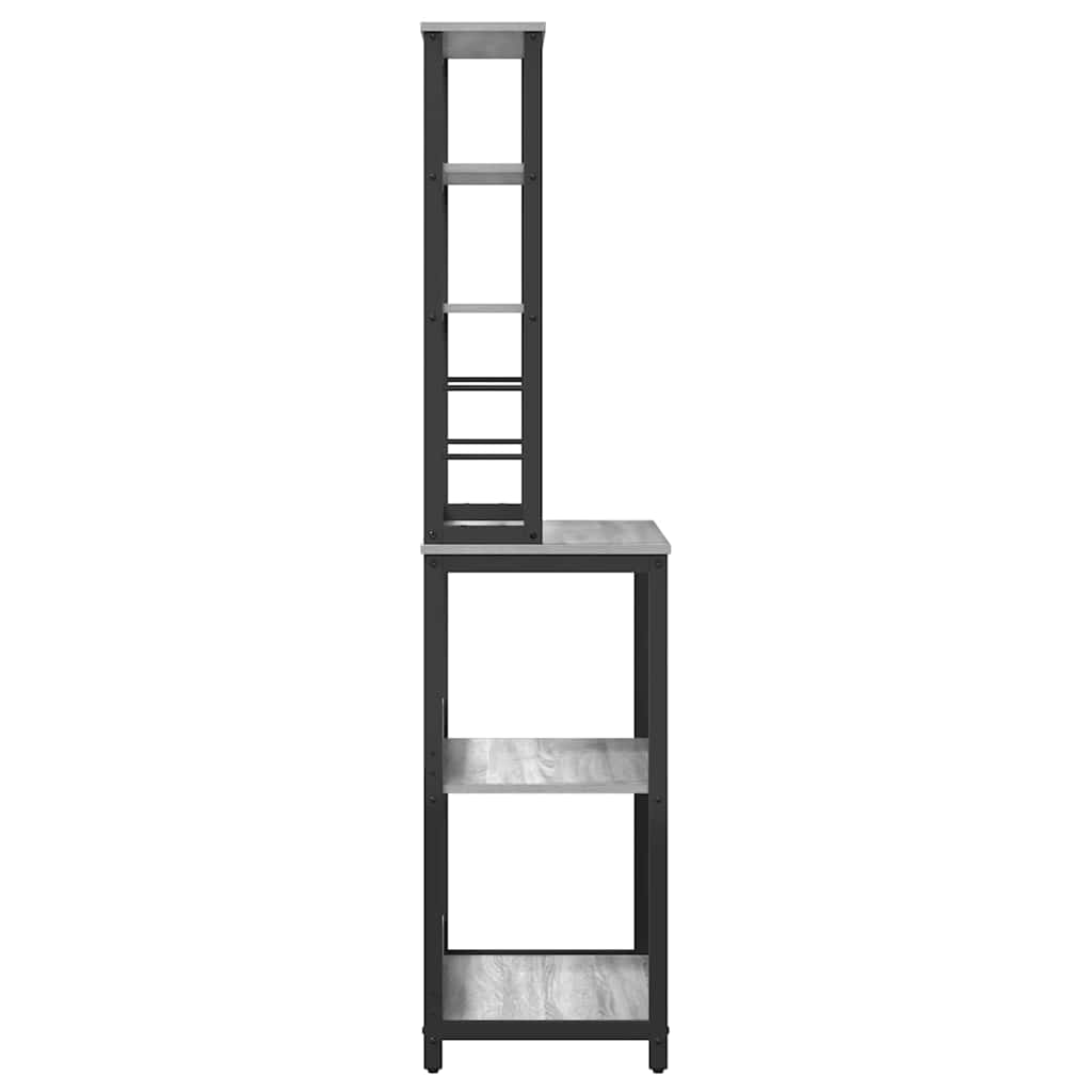 Kitchen Shelf Grey Sonoma 60 x 40 x 168 cm Engineered Wood
