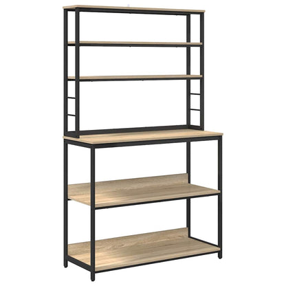 Kitchen Shelf Sonoma Oak 100 x 40 x 168 cm Engineered Wood
