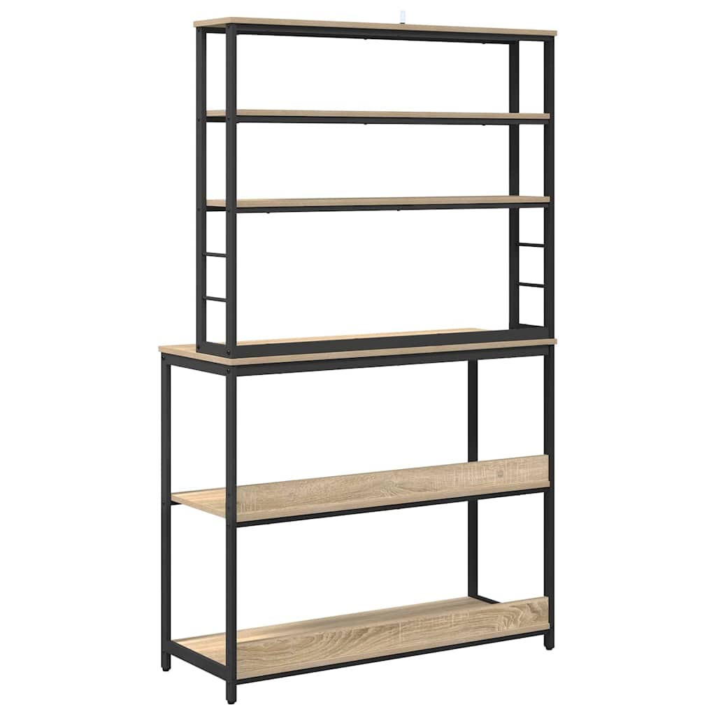 Kitchen Shelf Sonoma Oak 100 x 40 x 168 cm Engineered Wood