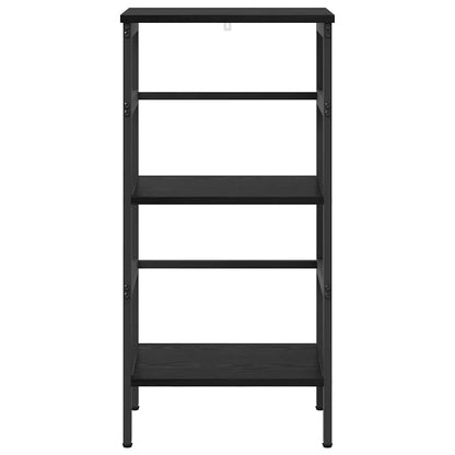 Bookshelf Black Oak 40 x 29.5 x 81 cm Engineered Wood