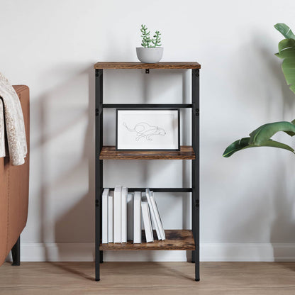 Bookshelf Smoked Oak 40 x 29.5 x 81 cm Engineered Wood