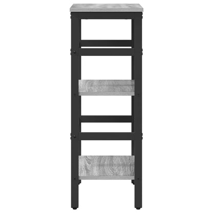 Bookshelf Grey Sonoma 40 x 29.5 x 81 cm Engineered Wood