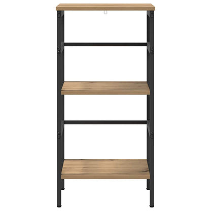 Bookshelf 2-Tier 40 x 29.5 x 81 cm Engineered Wood Artisan Oak