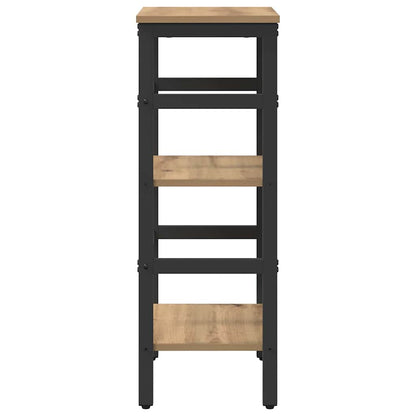 Bookshelf 2-Tier 40 x 29.5 x 81 cm Engineered Wood Artisan Oak
