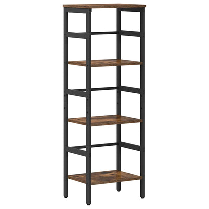 Bookshelf Smoked Oak 40 x 29.5 x 115 cm Engineered Wood