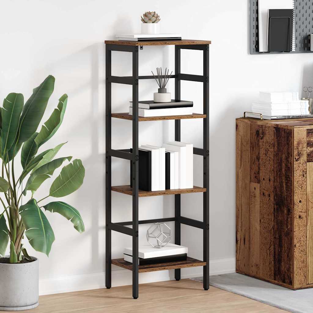 Bookshelf Old Wood 40 x 29.5 x 115 cm Engineered Wood
