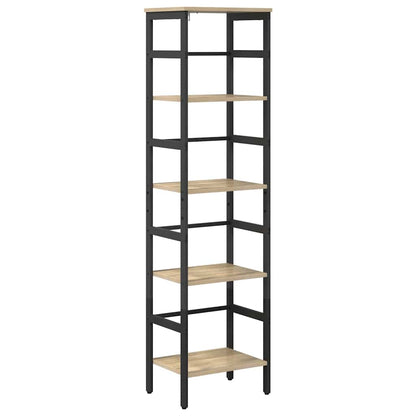 Bookshelf Sonoma Oak 40 x 29.5 x 149 cm Engineered Wood