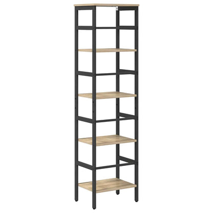 Bookshelf Sonoma Oak 40 x 29.5 x 149 cm Engineered Wood
