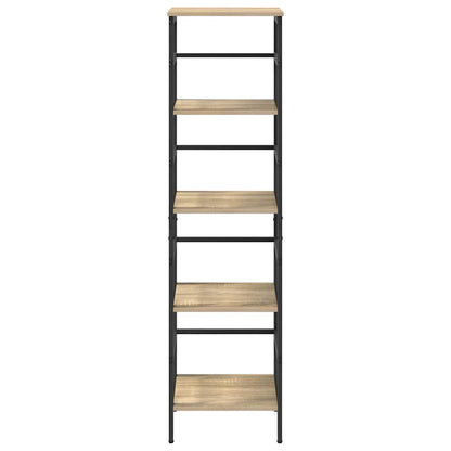 Bookshelf Sonoma Oak 40 x 29.5 x 149 cm Engineered Wood