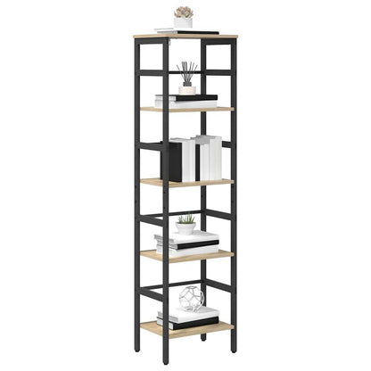 Bookshelf Sonoma Oak 40 x 29.5 x 149 cm Engineered Wood