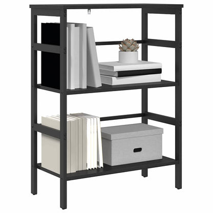Bookshelf Black Oak 60 x 29.5 x 81 cm Engineered Wood